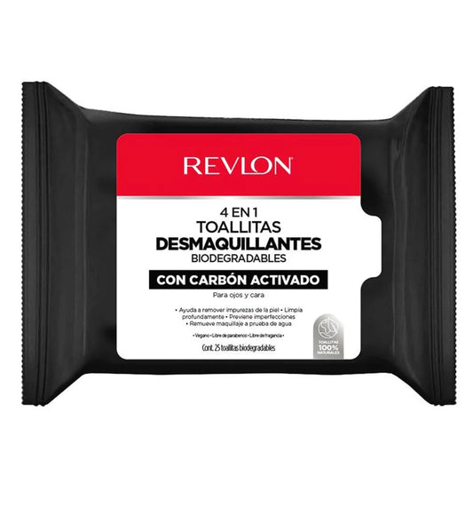 Toallitas Desmaquillantes carbón activado Revlon