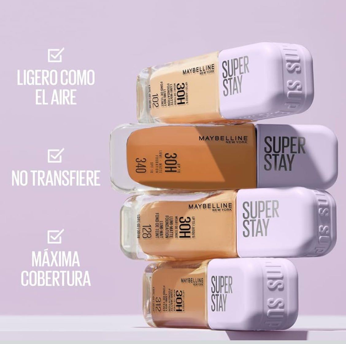 Base de maquillaje Superstay Lumi Matte