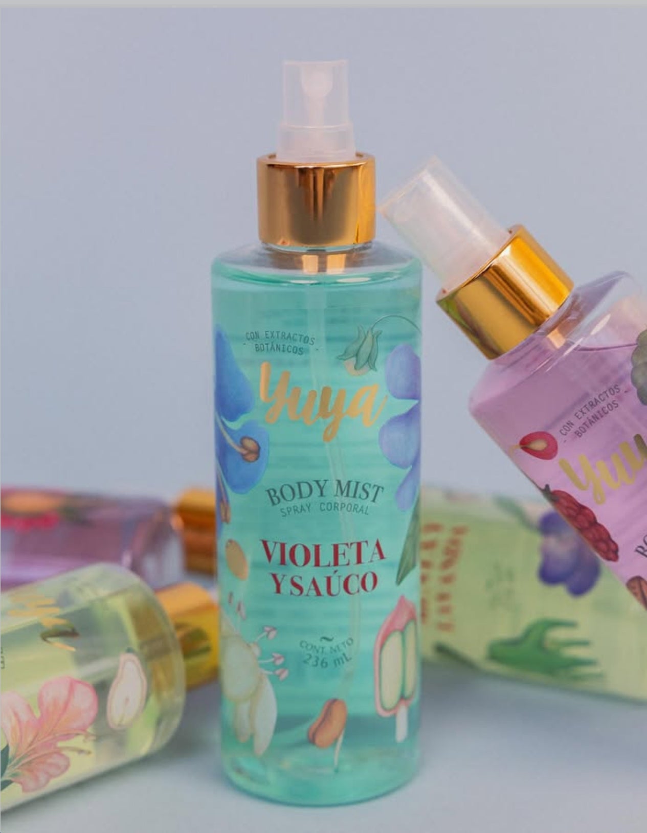 Body Mist Yuya 236mL-Violeta y Saúco