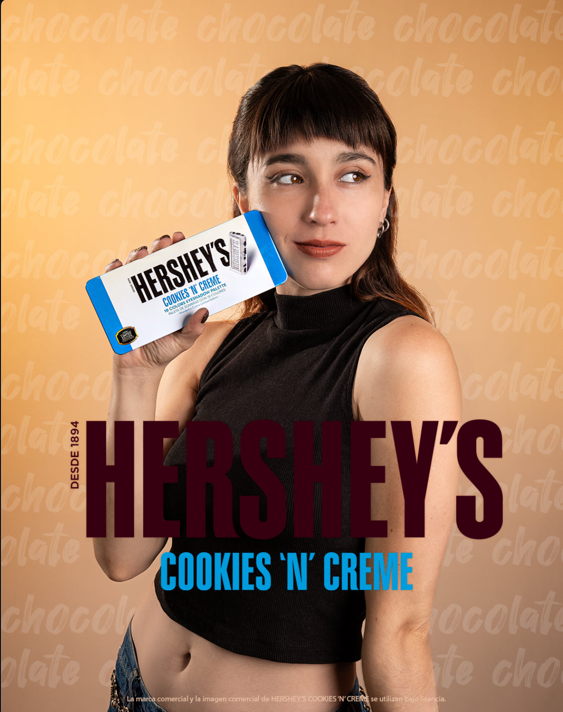 Paleta de Sombras 18 tonos "Cookies & Cream"