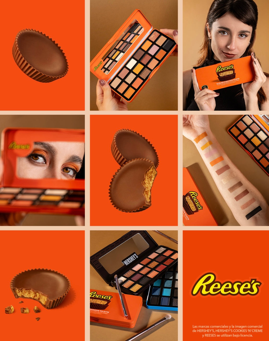 Paleta de Sombras 18 tonos "Reese's"