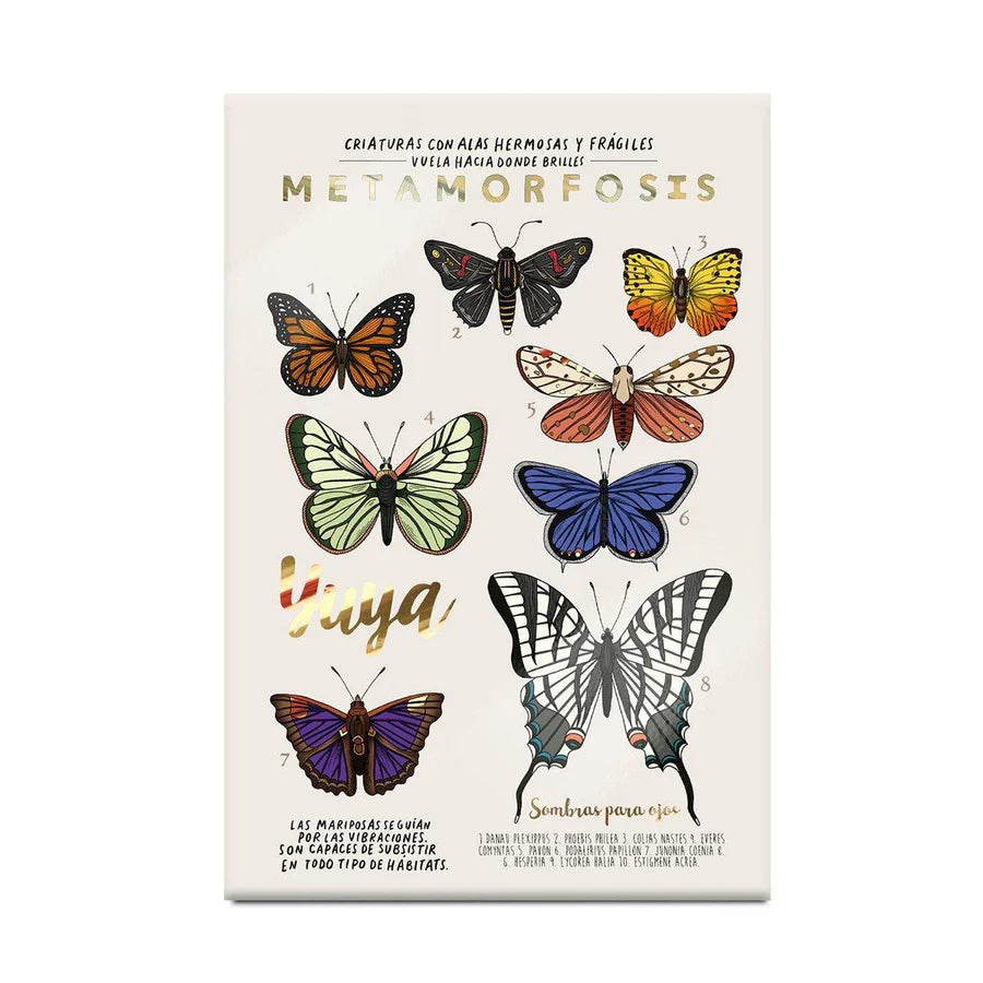 YUYA Set de sombras 18 colores - "METAMORFOSIS"