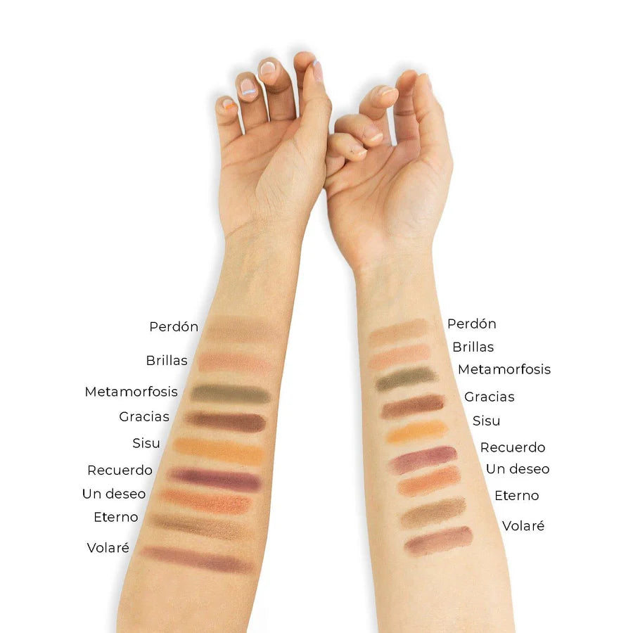 YUYA Set de sombras 18 colores - "METAMORFOSIS"