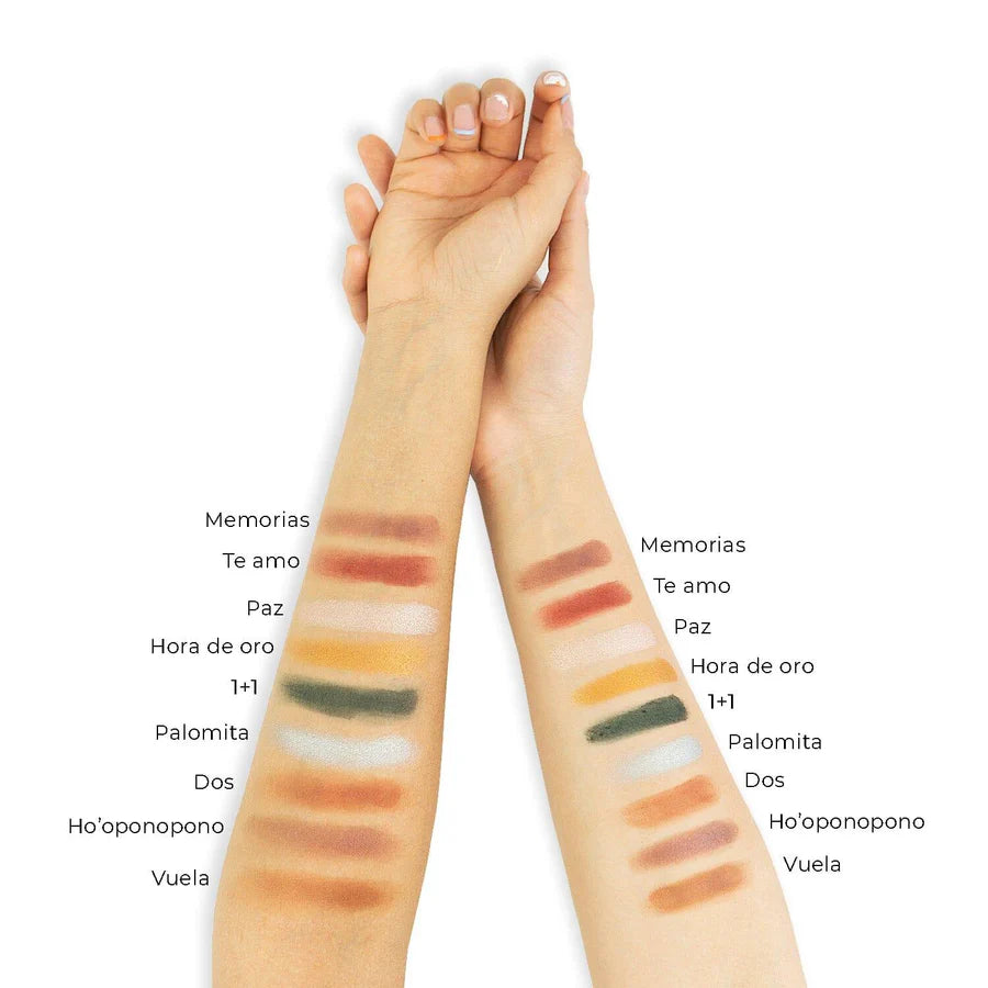 YUYA Set de sombras 18 colores - "METAMORFOSIS"